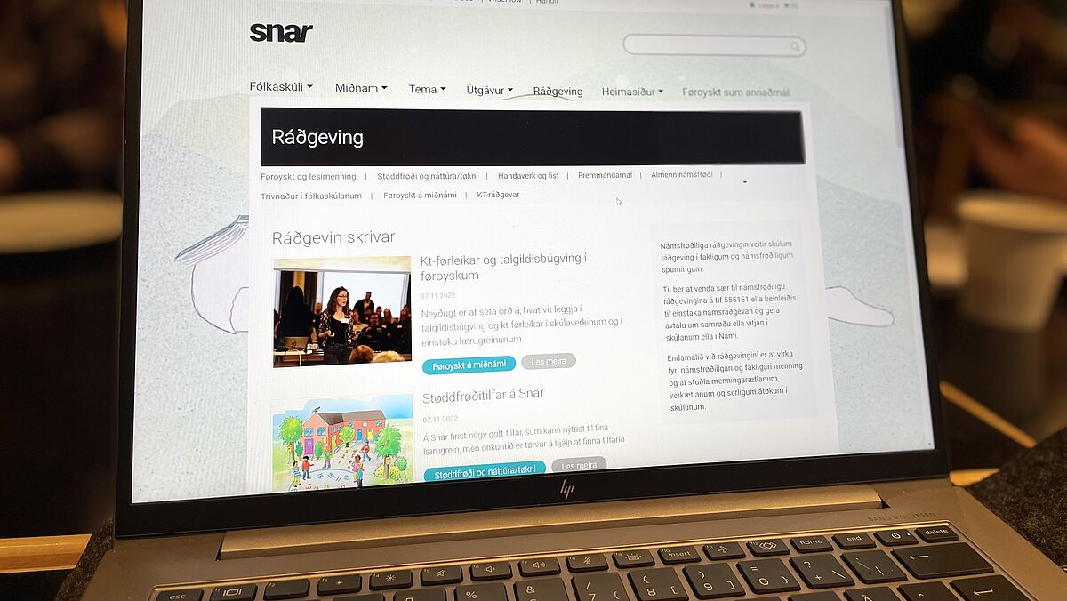Ráðgevar fingið síðu á Snar - Snar.fo