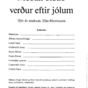 Meðan bíðað verður eftir jólum