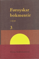 Føroyskar bókmentir 3